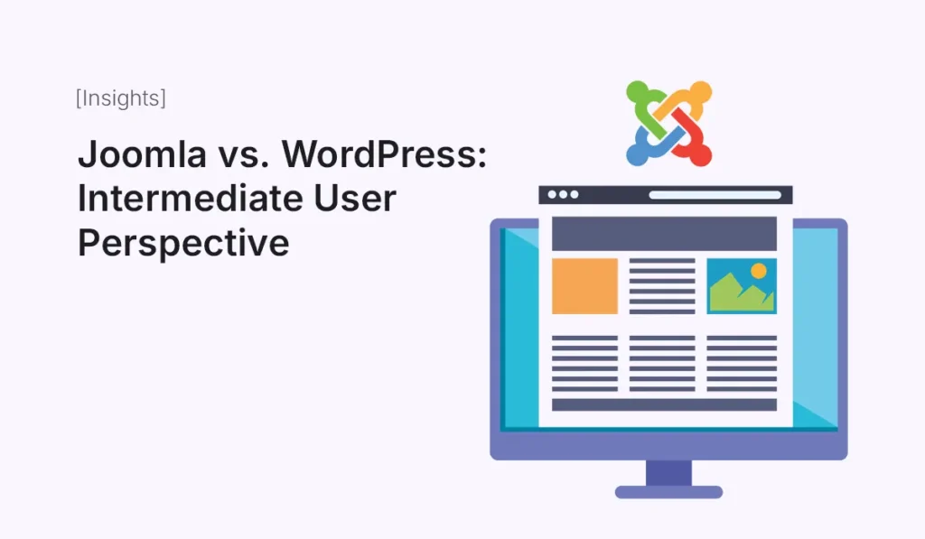 Joomla vs WordPress comparison for intermediate users
