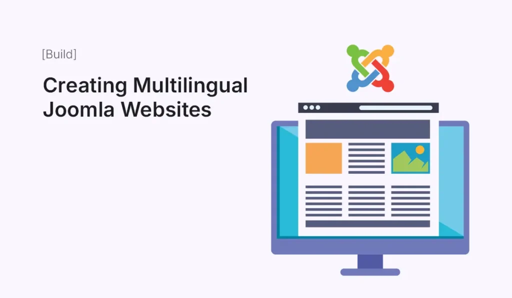 Joomla multilingual website with language switcher and menus