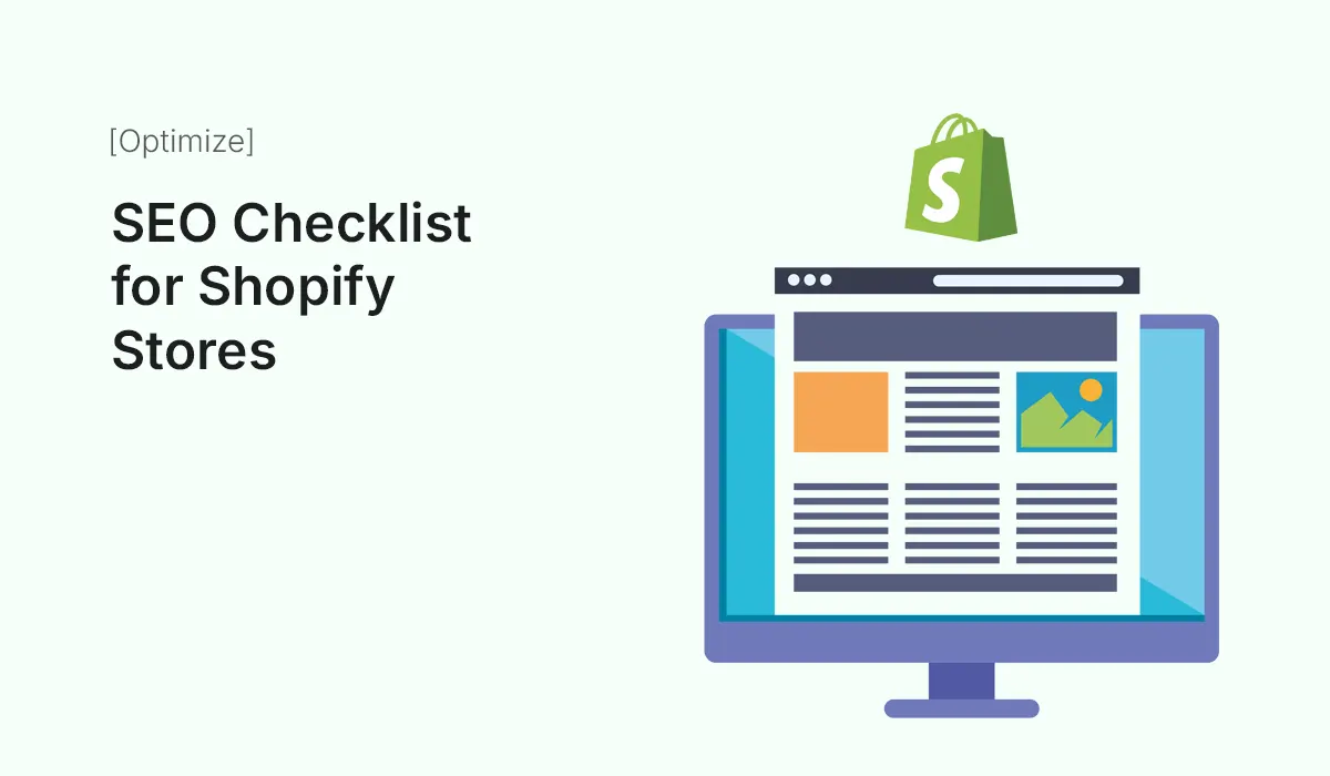 SEO checklist for Shopify stores with optimization tips