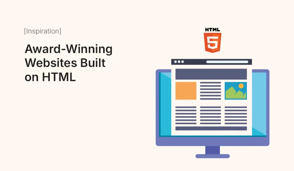 Showcase of award-winning HTML websites displayed on multiple devices
