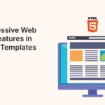 Progressive Web App Features in HTML Templates